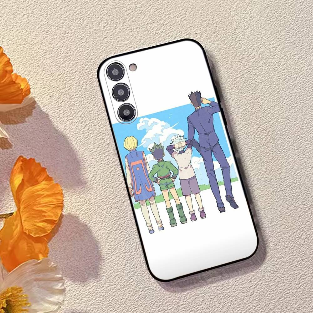 Hunter X Hunter Japanese Manga Phone Case For Samsung Galaxy A73,A72,A71,A70,A53,A52,A51,Soft Silicone Black Cover