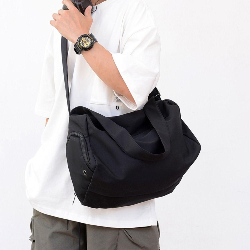 Однотонные Сумки-кроссбоди Сумки-тоут Холщовая Сумка для Спортзала Фитнеса Сумка под Мышку Багажная Сумка Путешествия