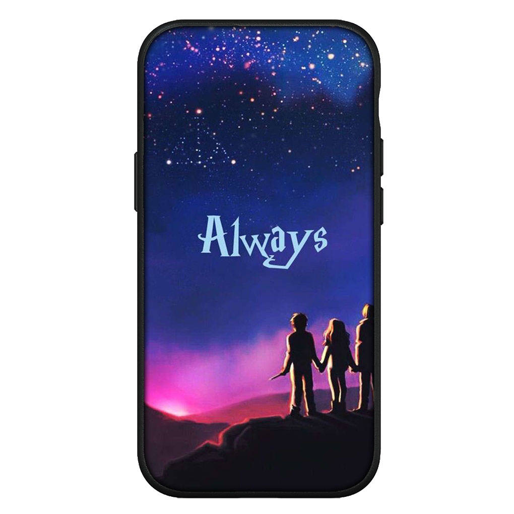 Для Samsung Galaxy S24 S23 iPhone 16 15 14 Xiaomi Redmi Note 13 12 11 10 8 Plus 9 Pro Max X XR чехол для телефона с мультяшным кольцом и логотипом Potters OPPO Huawei Cover