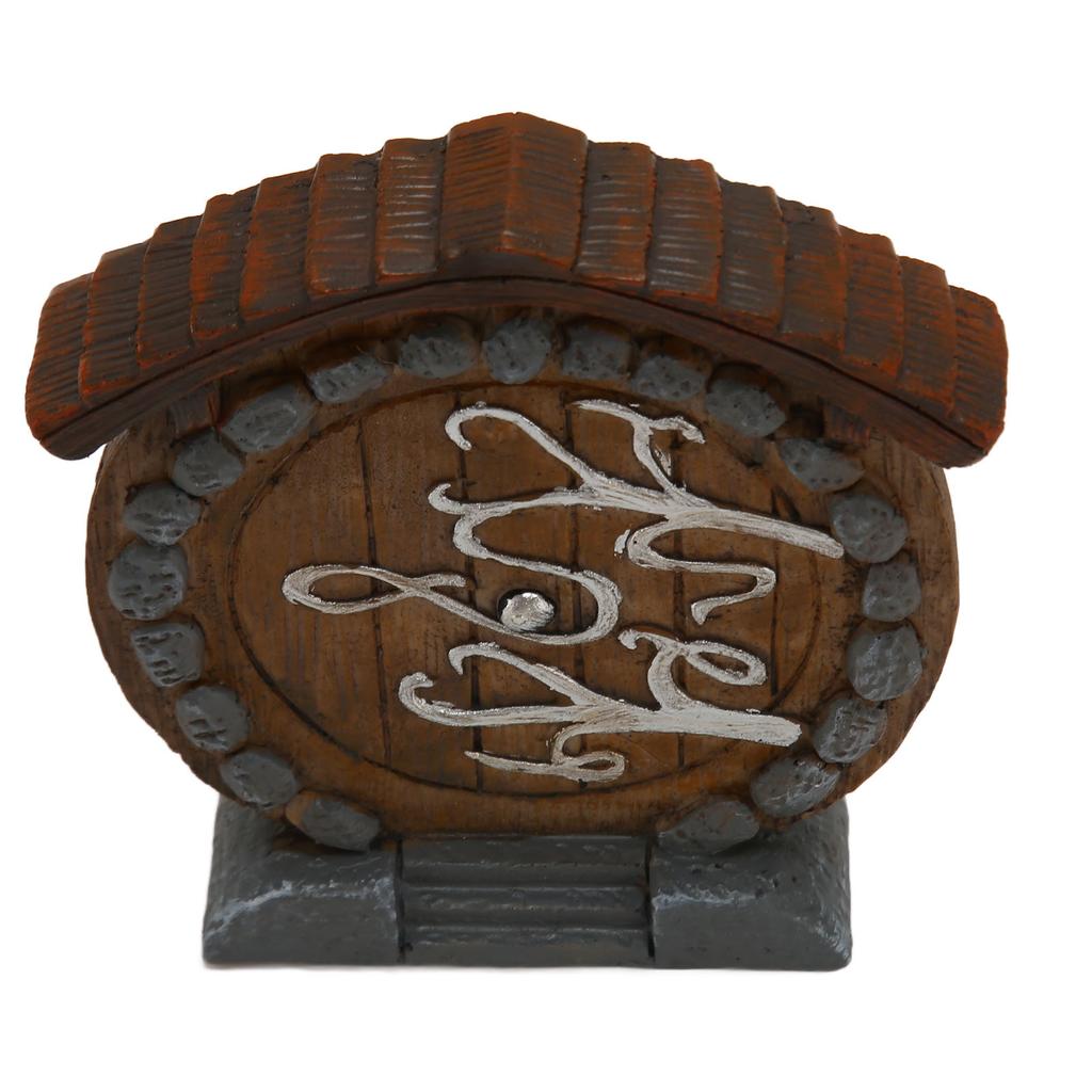 Статуэтка «Сказочная дверь» Прочная Гладкая Смола Фигурка Сказочной Двери Миниатюрная Изысканная Интересная