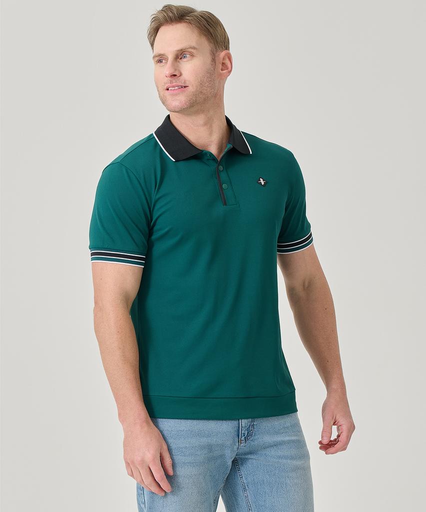BILTMORE Men'S Golf Yoko Color Block Collar T-Shirt