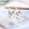 ANENJERY Нежные круглые серьги-капли с кисточками, изысканные ювелирные изделия для женщин, подлинные дропшиппинг, оптовая продажа
