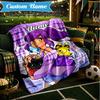 Custom Name Rainbow Aphmau Fantasy World Blanket Lightweight Ideal Bedding Blanket Perfect for Travel, Camping, Living Rooms, Sofas, Christmas gift