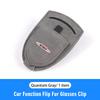Multifunctional Leather Car Sun Visor Glasses Holder Clip Valve Cap For BMW X1 X2 X3 X5 X4 X6 X7 iX3 F20 F10 F07 E70 E46 E90 E92 EDSW76