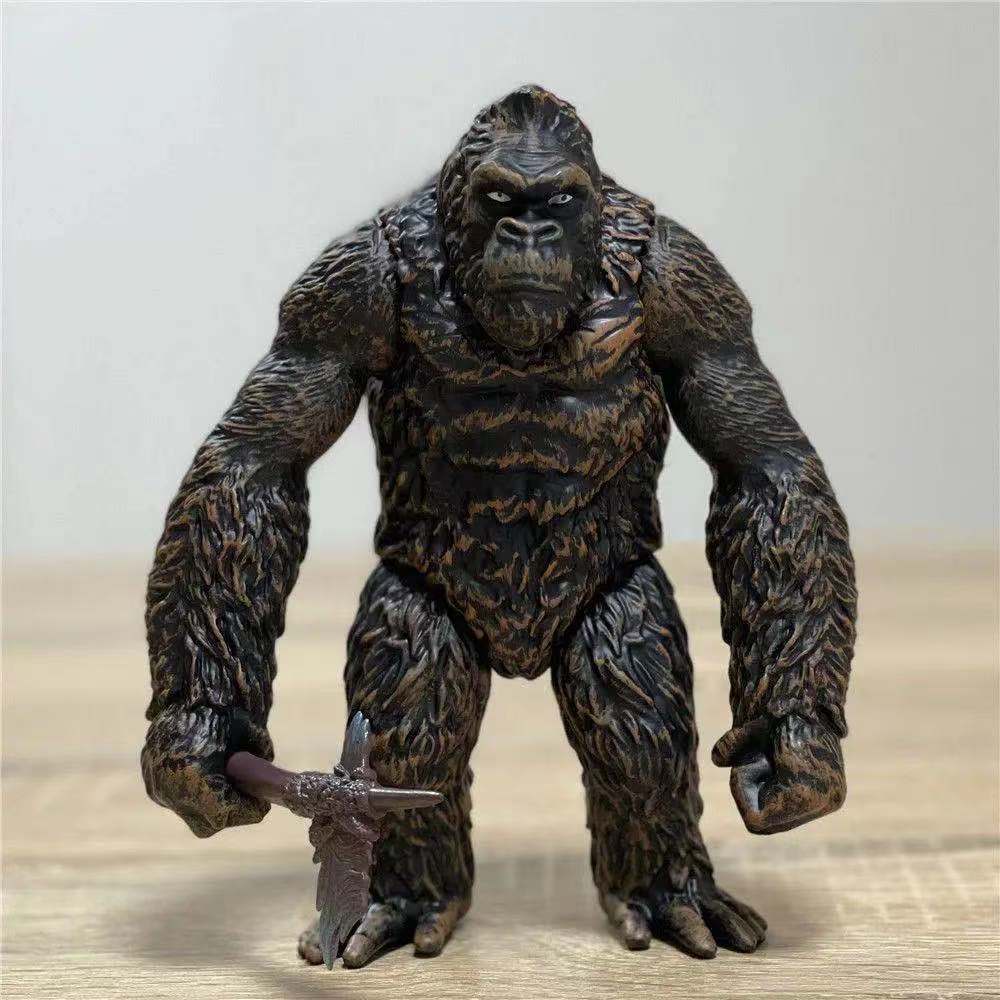 Фигурка Годзиллы против Кинг-Конга, фигурка аниме, Gulian Runaway Rabid Godzilla, мягкий клей из АБС-пластика, кукла-монстр, модель, украшения, игрушки