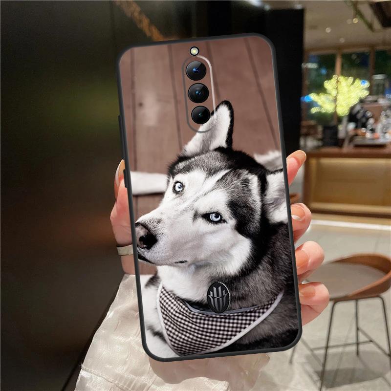 Animal Husky Puppy Case For Red Magic 9 8S 8 Pro Plus Cover For ZTE Nubia Red Magic 6S 7S 6 7 Pro 6R 5S 5G