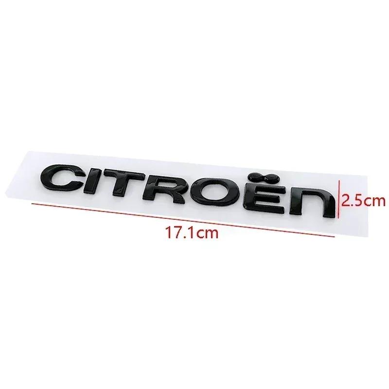 ABS Наклейка-значок на задний багажник автомобиля для Citroen C4 C3 C5 C1 DS3 DS5 DS4 Jumper Berlingo Nemo Наклейка Аксессуары для модификации авто