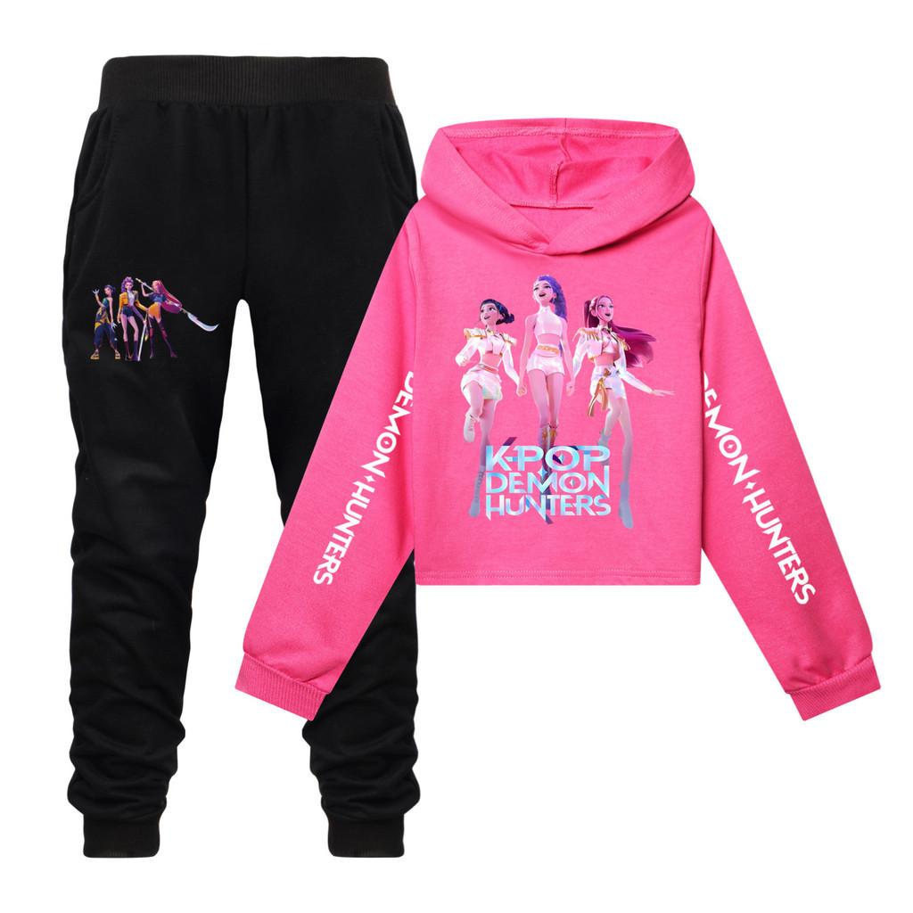 Kpop Demon Hunters Kids Sportswear Set With Cotton Fabric For Active Play