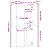 Wardrobe Grey Sonoma 90 x 52 x 200 cm Engineered Wood