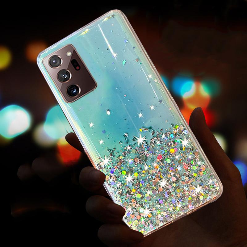 Блестящий чехол со звездами для Xiaomi Redmi Note 9S 8 Pro 7 6 8T 8A 7A K30 K20, мягкий силиконовый чехол из ТПУ для Xiaomi Mi 10 Pro CC9 9T 9 8 Lite SE, чехлы