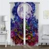 Блэкаут шторы для гостиной Шторы Zeldas Тюль для спальни Шторы для домашнего интерьера 2 штуки Хэллоуин украшение Жалюзи