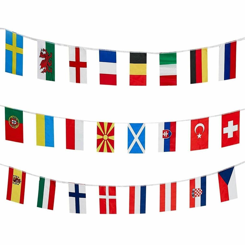 Флажки Евро 2021 Премиум Качества Турнирные Флаги Для Всех 24 Наций В Ярких Цветах