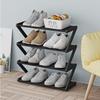 Multi Layer Simple Z-shaped Shoe Rack Household Use Shoe Shelf Floor Standing Shelf Dormitory Large Capacity Originality Shelves