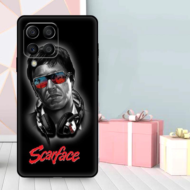 Кейс для телефона 'Лицо со шрамом' Тони Монтана для Samsung Galaxy M56 M52 M32 M53 M16 M11 M21 M31 M35 M12 M13 M14 M15 M36 M55 M34 M54