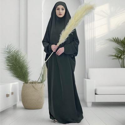 Женское традиционное арабское платье с рукавами «летучая мышь» Абая, мусульманское свободное платье макси длины, женское джилбабс