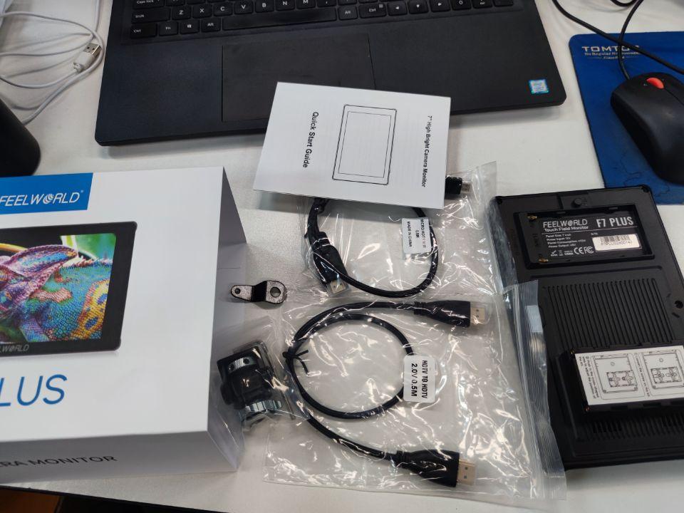 FEELWORLD F7 PLUS 7-дюймовый цифровой зеркальный фотоаппарат, полевой монитор, видеомонитор, сенсорная панель управления, вход HDMI 4K