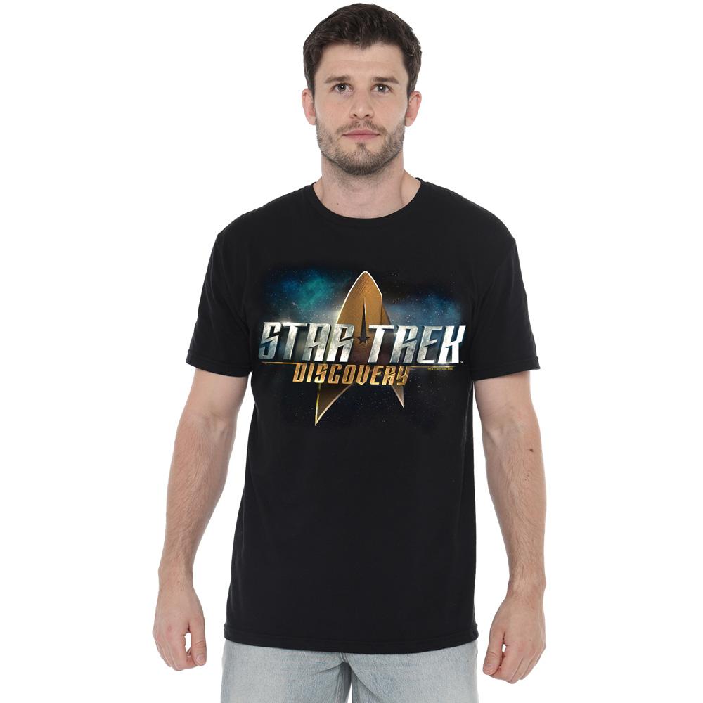 Звездный путь: Футболка с логотипом Discovery Mens