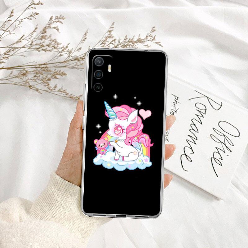 IK21 Cartoon Unicorn Phone Case for Motorola Moto G10 G20 G30 G31 G32 G34 G35 G41 G42 G50 G51 G52 G55 G60 G60S G62 G71 G72 G75