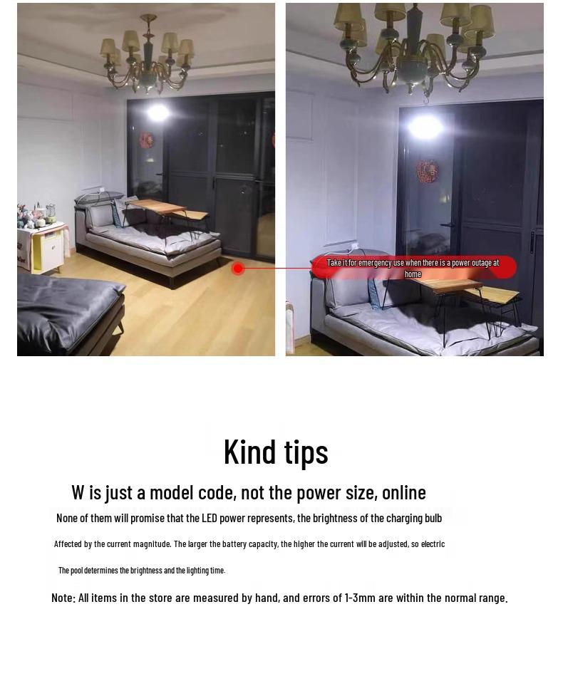 Сверхяркий портативный светодиодный светильник для торговой палатки с клипсой-подставкой для использования на открытом воздухе