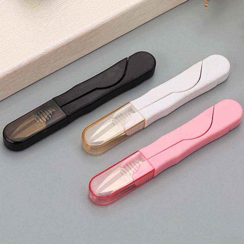 U-Shaped Spring Scissors for Yarn, Thread Trimming, Sewing, Cross-Stitch, Stationery, Office, and Fishing Line.