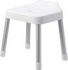 Yamazaki Jitsugyo 7309 Hook Bath Chair SH35 White W34 X D32 X H39cm MIST Breathable and Easy To Dry Approx. (Sitting Height Approx. 35cm)