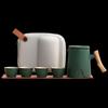 Портативный керамический дорожный чайный набор Wo Ding Yuanshan