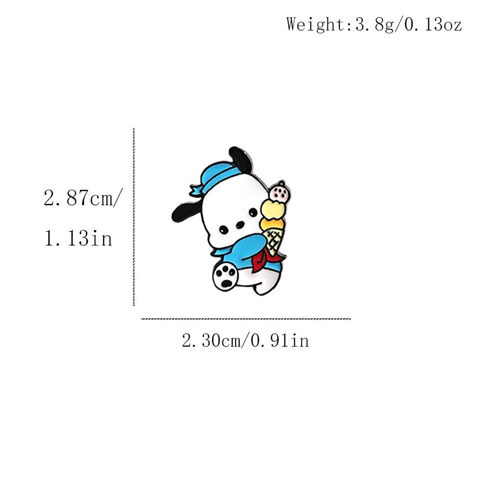 Японская брошь Sanrio Pompompurin – Милый мультяшный собачка, булавка, аксессуар для украшения