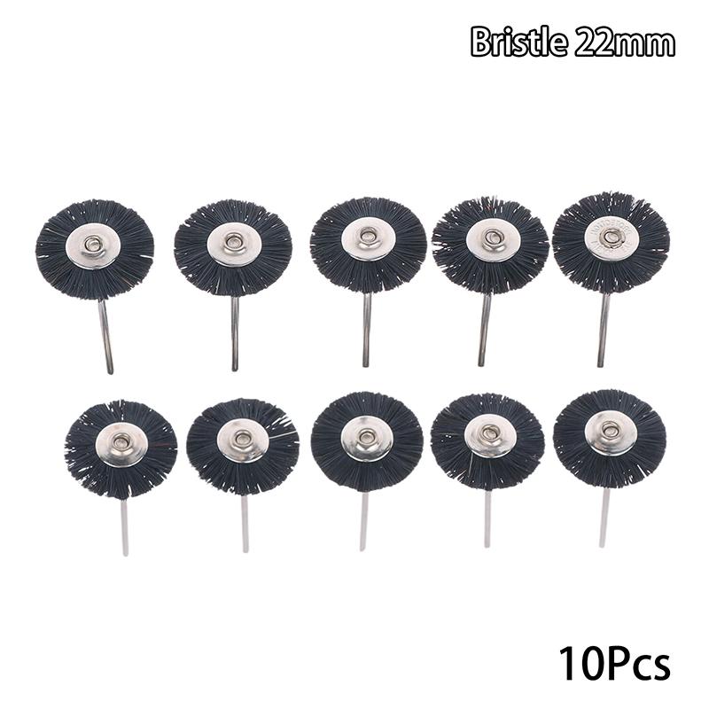 10 шт. Стоматологические высококачественные полировальные колеса-щетки для полировки, Стоматологическое лабораторное оборудование, Материалы и принадлежности