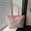 Y2k Bow Shoulder Bag Versatile Commuting Bag Trendy Women Tote Bag  Female