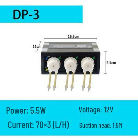 Jebao DP2/3/4 Автоматический перистальтический дозирующий насос для морской воды Расширение (DP3S/DP4S)