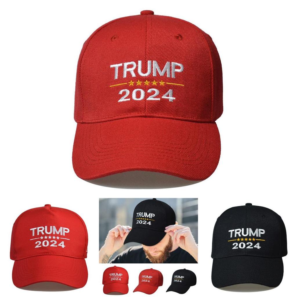 Cap Trump 2024 American Flag Baseball Pop Embroidery Presidential