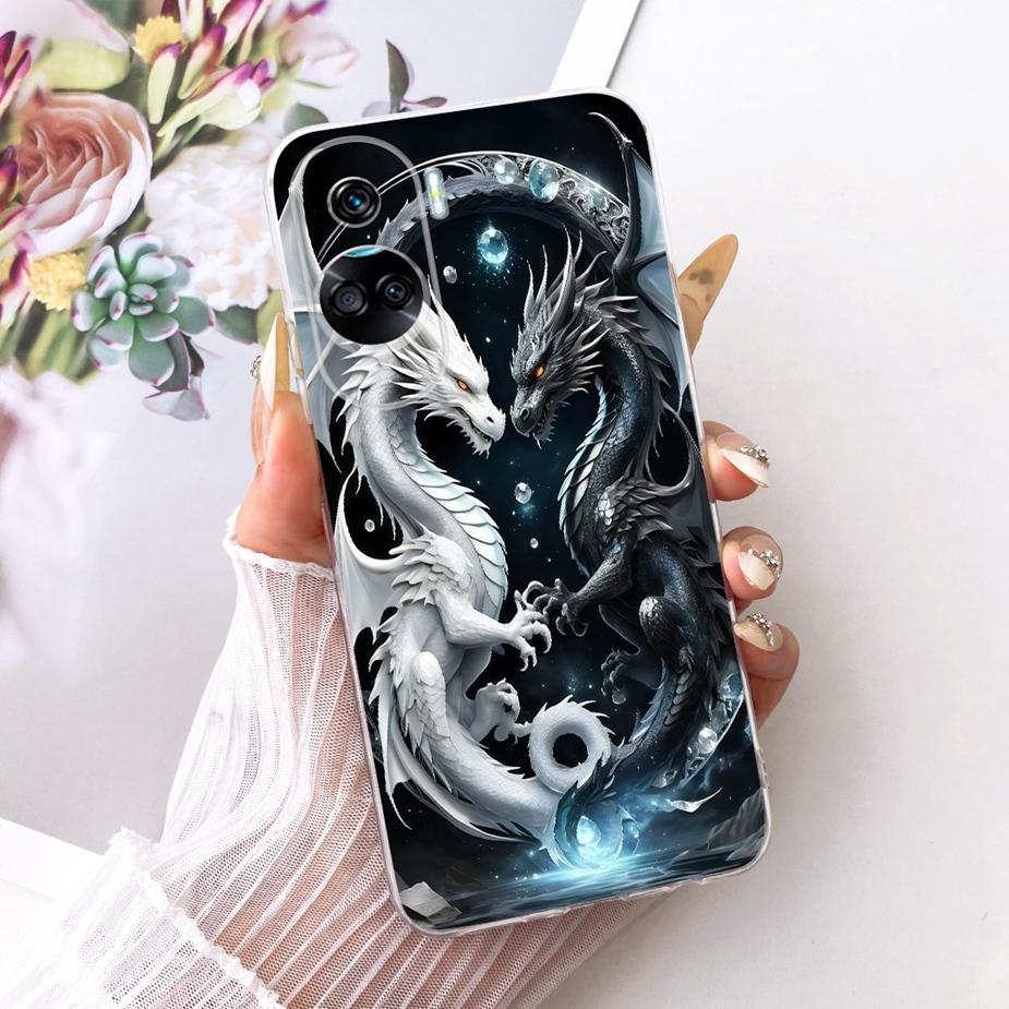 Чехол для Honor 90 Lite CRT-NX1 Стильный Чехол с Рисунком Цветов и Бантом Мягкий Тонкий Чехол для Телефона Для Honor 90 Pro Honor90 Lite 90Pro Fundas
