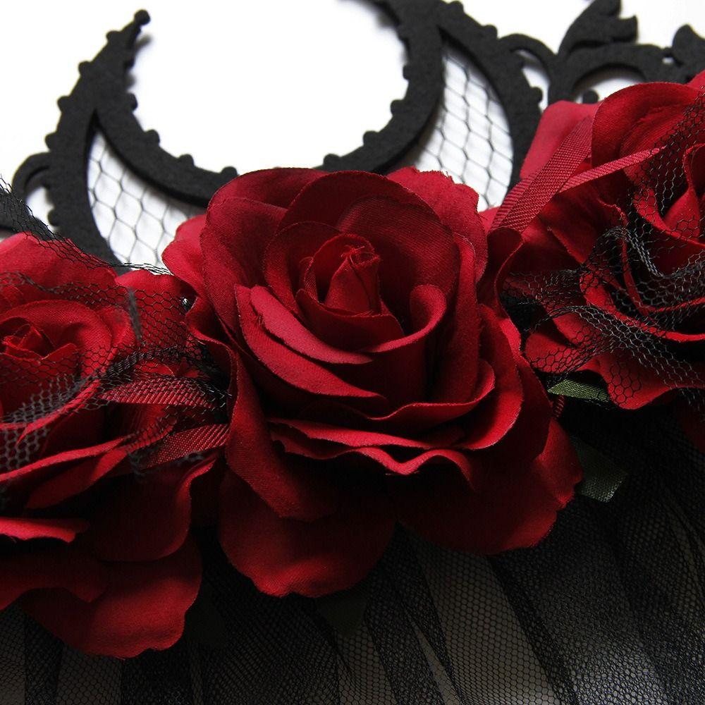 Halloween Thorns Rose Crown Lace Hair Band New Bride Headwear Halloween