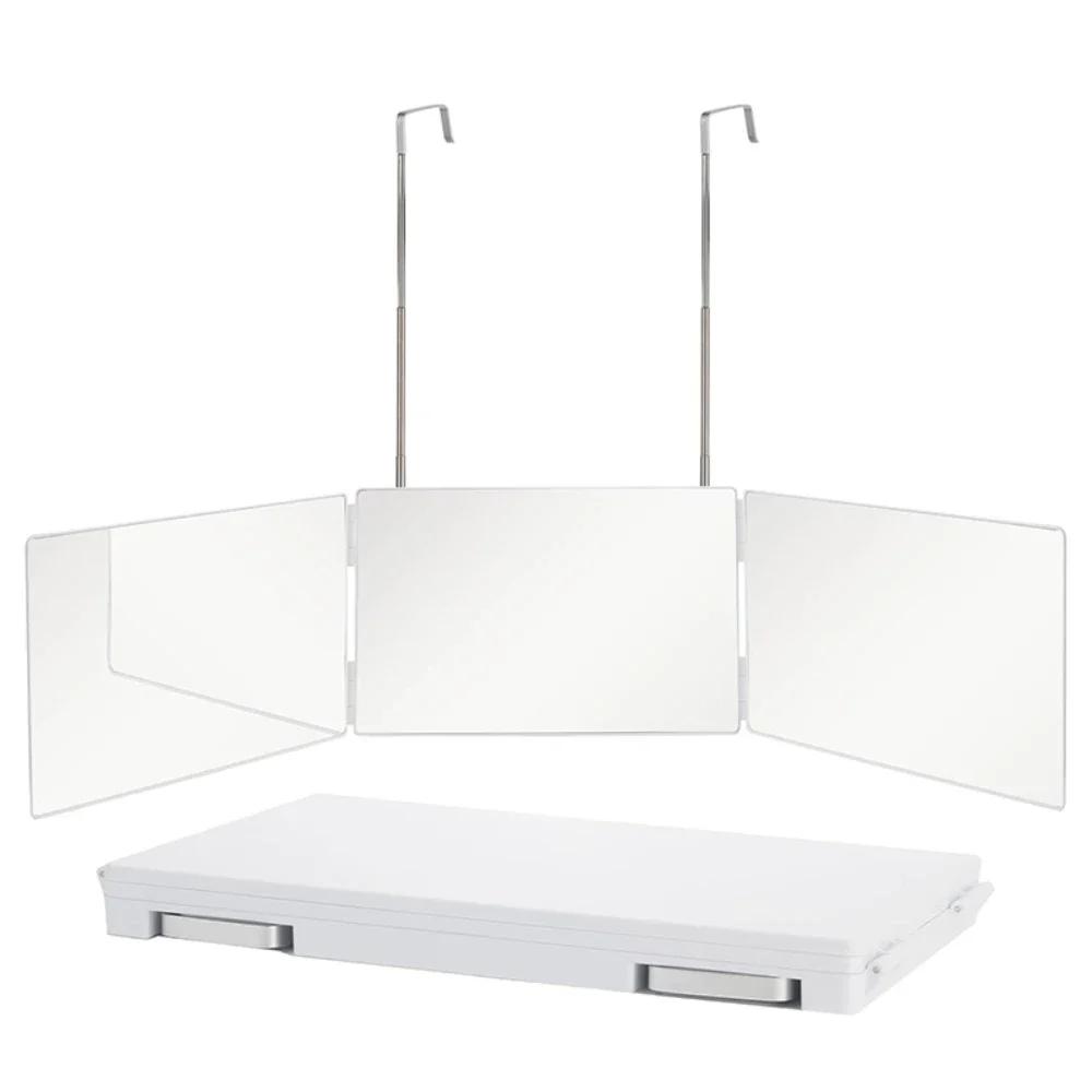 Тройное зеркало для укладки волос Зеркало для красоты Двустороннее зеркало для макияжа Зеркало для стрижки волос Зеркало заднего вида для укладки волос Парикмахерская