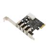 Концентратор карт расширения PCI E - USB, 4 порта USB2.0, поддержка горячего подключения, внутренний USB-концентратор для Windows 10, 8, 7