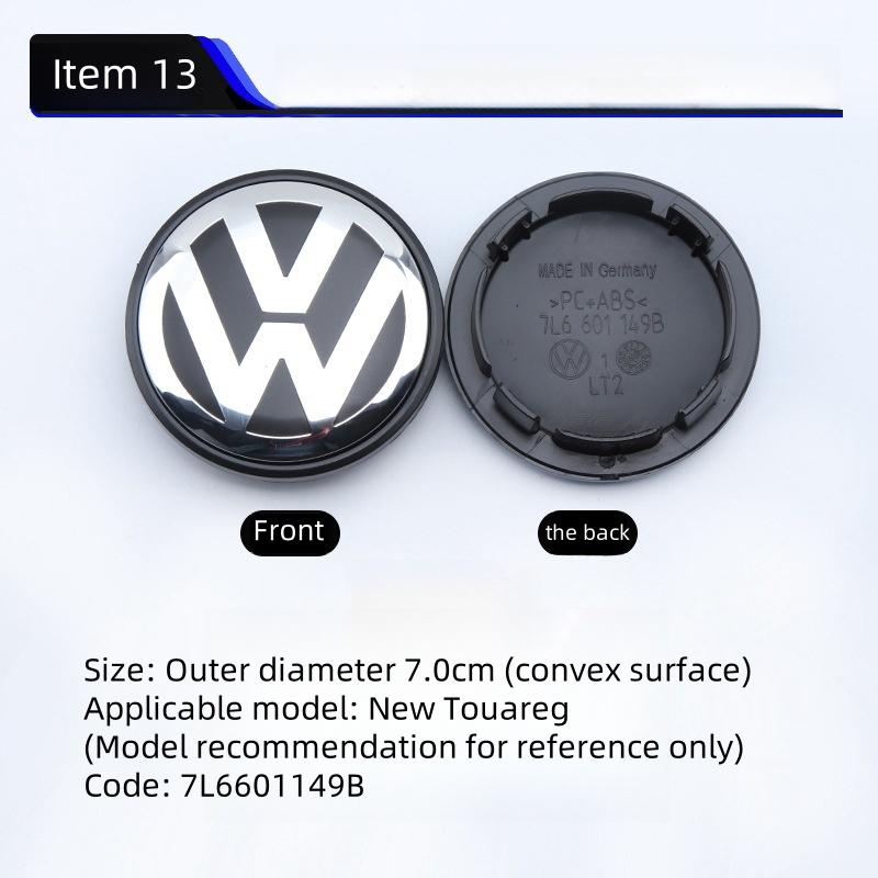 Для VOLKSWAGEN VW 56-76 мм Наклейка-колпачок ступицы колеса автомобиля Аксессуары Для Volkswagen R-line R GTI Polo Golf Touareg Passat Mago
