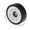 1Pcs Tumble Dryer Rubber Wheel Support Wheel For Heat Pump Tumble Dryer Rubber Wheel Support Wheel