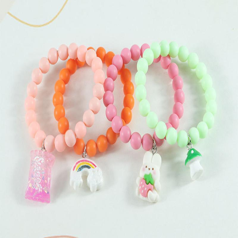 Браслет с подвесками для девочки, детский браслет из бусин, браслет дружбы, представляющий друзей, подарок для хорошего друга