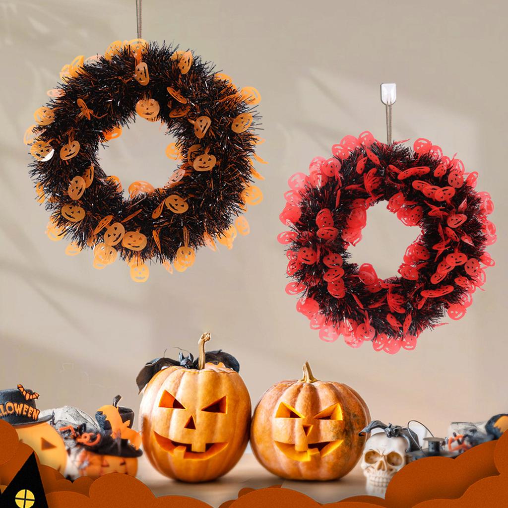 Хэллоуин передняя дверь венок висит гирлянда искусственный череп венок для стены Хэллоуин праздник