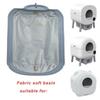 ABKS-For Self Cleaning Litter Box Waterproof Pad 2Pcs Washable Removable Cat Litter Box Replacement Part