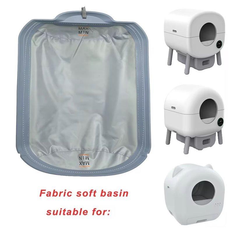 ABKS-For Self Cleaning Litter Box Waterproof Pad 2Pcs Washable Removable Cat Litter Box Replacement Part