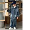 Boys Spring Denim Suit Big Children's Spring Jacket Two-piece Boy Spring and Autumn Clothing Suit