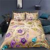 Mandala Duvet Cover Set Twin King For Girl Teen Bohemian Floral Bedding Set Microfiber Exotic Tribal Paisley Flowers Quilt Cover