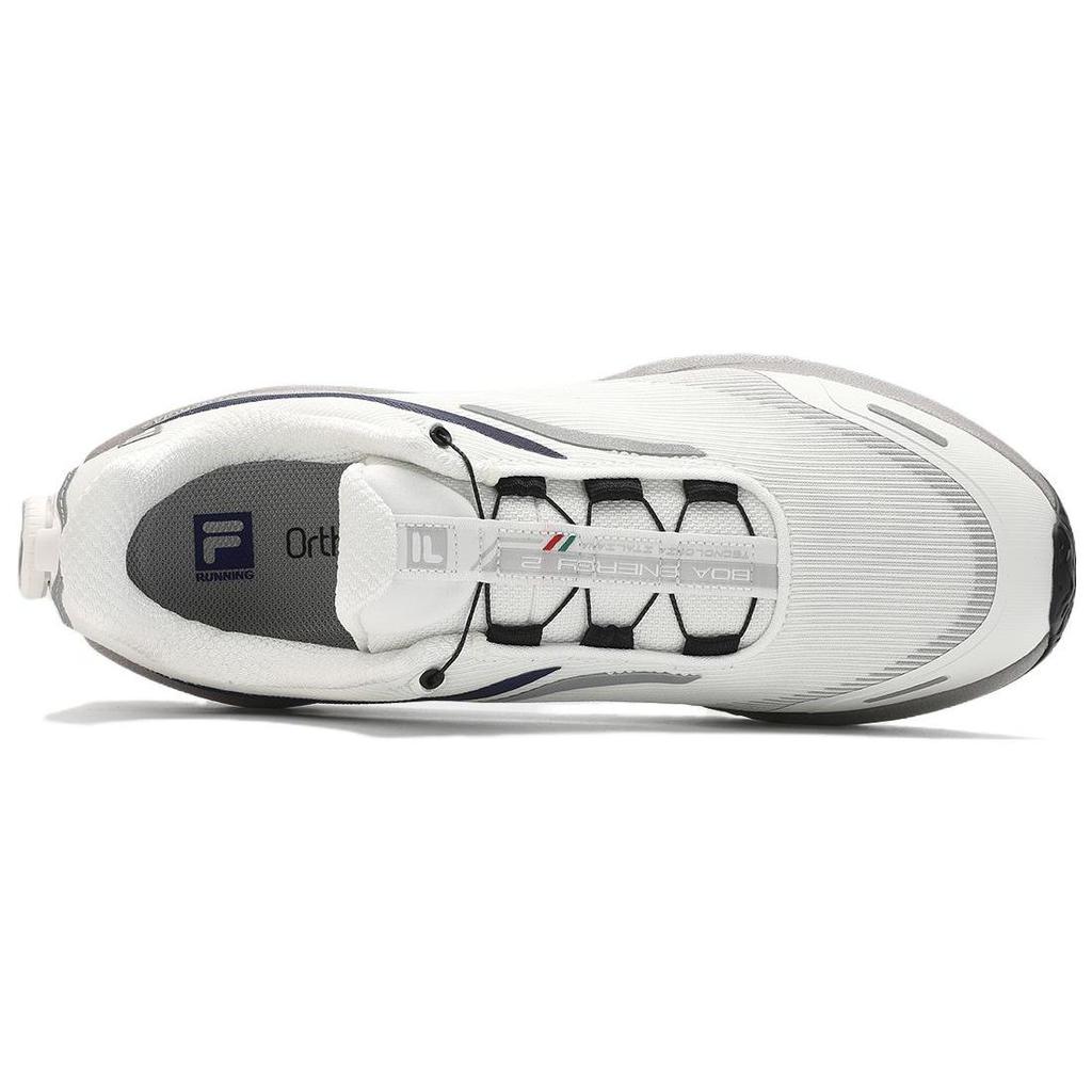 Fila Boa Energy 2 Удобные Универсальные Сетчатые Низкие Повседневные Тренировочные Тестовые Городские Кроссовки для Бега Мужские кроссовки Белый A12M411117FBL