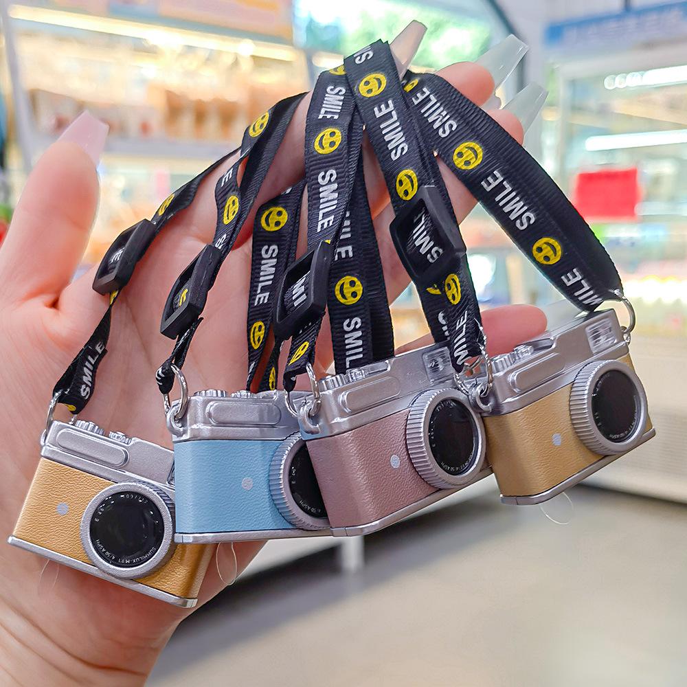 3D Мигающий Брелок-Камера со Светодиодом, Звуком и Светом - Винтажная Кукла-Камера и Аксессуар для Сумки Подарок