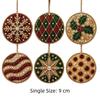 Handmade Christmas Ornaments 6 PCS DIY Crafts Kits New Xmas Tree Pendants  Home Decor