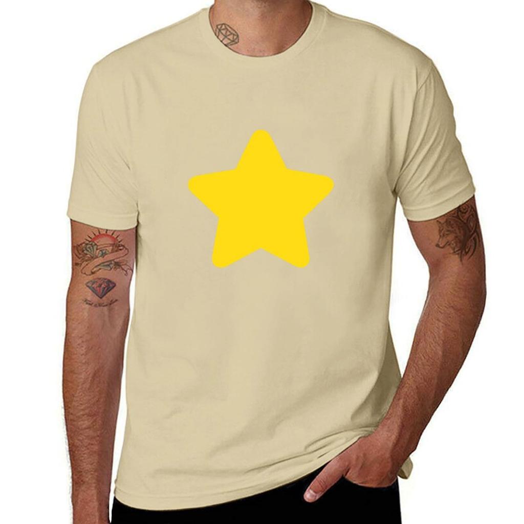 Футболки Steven Universe Star для мальчиков, белые, винтажные мужские футболки
