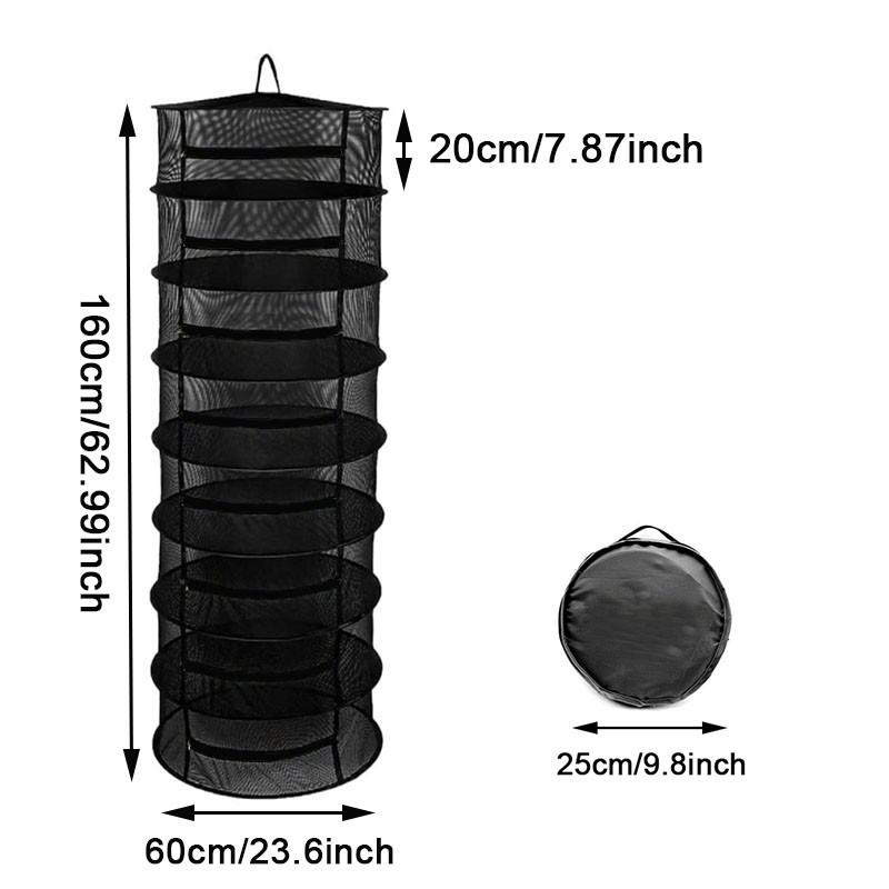 2/4/6/8 слоев многослойной сетки для сушки трав, подвесная корзина, складная сушилка, сетка для сушки трав, сетка, органайзер для цветочных бутонов и растений