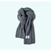 Autumn and Winter New Arctic Velvet Knitted Scarf, Versatile Shawl Warm Knitted Scarf Neck Protection Thickened Scarf