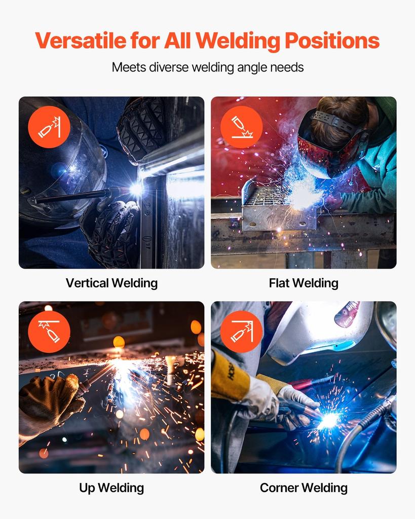 Flux Core MIG Welding Wire, E71T-11 0.8mm 0.9kg, Gasless Mild Steel Welding Wire with Low Spatter for All Position Arc Welding, Self-Shielded for
